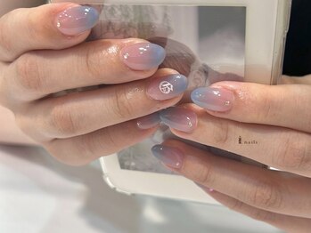 アイネイルズ 四条河原町店(I-nails)/シンプル推しカラーネイル