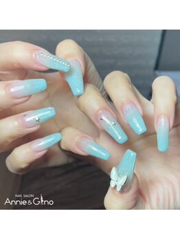 ネイルサロン アニーアンドジーノ(NAIL SALON Annie&Gino)/ラメグラデーション