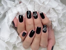 ワンカラーパーツネイル