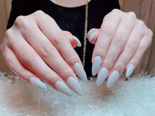 レアネイル 新宿(le'a nail)/チップワンカラーラメネイル