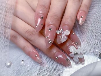 ウィルネイル 二子新地店(Wilu nail)/ちゅるん立体フラワーネイル