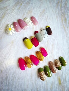 ネイルステーション ブルー(Nail Station BLUE)/9・10月定額デザイン¥5700