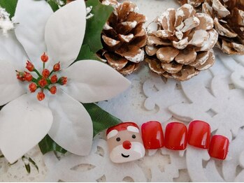 ネイルサロン&スクール ジーナ(GINA)/親指サンタのクリスマス!