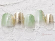 ネイルメゾン 池袋店(NAIL MAISON)/ミラーうねうねニュアンス￥8050