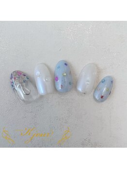 ケージュール(Kjour)/雨を楽しく！傘ネイル