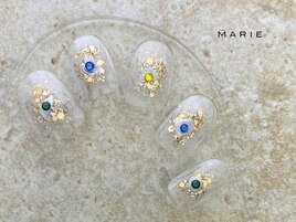4)7000円 シンプルネイル 0821d
