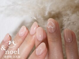 ベージュピンクネイル