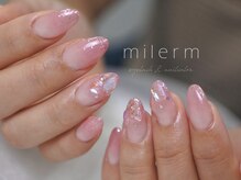 ミレーム(milerm)/氷ピンクグラデーション/riyo