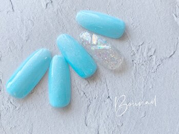 ボネール(nail ＆ eyelash Bounail)/氷 クリア うるうる オーロラ