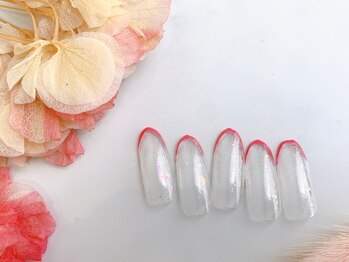 ネイルサロン&スクール ジーナ(GINA)/8月シンプルナチュラルカラー