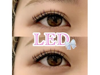 ラッシュビューティー(LASH Beauty)の写真/【LEDエクステ導入店】速乾&水汗に強いから夏はLEDエクステ一択*LEDフラットラッシュ/3Dボリュームラッシュ