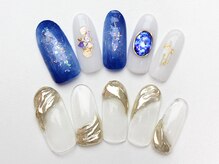 ユースタイル 新宿店(U-style)/ぼこぼこミラーネイル