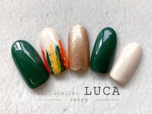 ネイルアトリエルカ(nail atelier LUCA)/W-259 秋色ニュアンスネイル