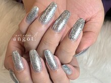 アンガット(angot.)/ギラギラネイル×長さ出し