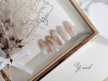ワイネイル(Y.nail)/ゴールドニュアンスデザイン