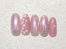 ２月新作 桜ネイル702d3