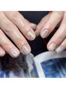 プリュネ(Prune)/水色/シルバー/nuance