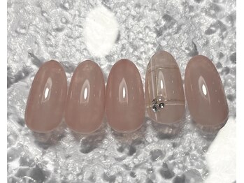 ミュウネイル(miu_nail)/ミラー×チェック