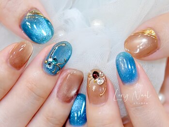 レリーネイル/大人のマグビジューネイル