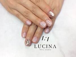 W-845 ニュアンスミラーネイル