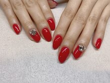 レアレアネイル(Lealeanail)/Vカットストーンネイル