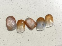 アイネイルズ 池袋店(I-nails)/オレンジシアーニュアンス