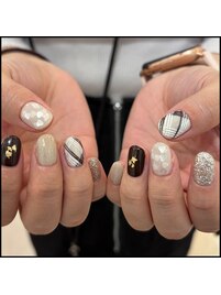 名駅バレンタインチョコネイル