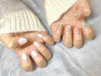 キューシーネイル 川崎(QcNail)/チグハグネイル