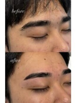 サムライビューティー 新宿三丁目店(SamuraiBeauty)/スッキリ!イケメン眉毛