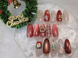 クリスマスネイル