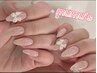 【自爪】マグネット/フラッシュネイル+人気パーツ2個or ストーン10個 ¥5980