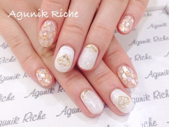 アグニークリッシェ(Agunik Riche)/【ホワイトネイル】