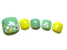 ネイルサロンアンドスクール シーグリーン(SEAGREEN)/SUMMER PEDICURE 2024