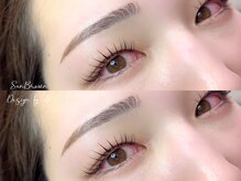 サンブラウン(SUN BROWN)/eyelash&eyebrow design by Ai