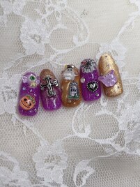 ハロウィンネイル