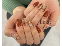 エクラ(Eclat)/チェックネイル