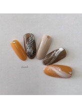 グランチュール(Grantulle)/ブラウンニュアンスネイル