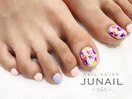 FOOT 春パステルフラワー