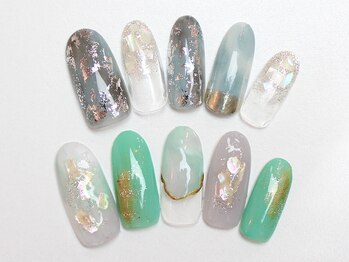 ユースタイル 新宿店(U-style)/くすみグレーネイル