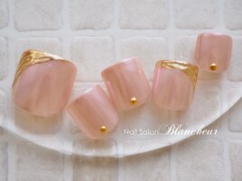 ペールピンクのオーロラフット