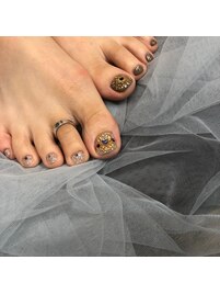 ゴージャスフットネイル♪