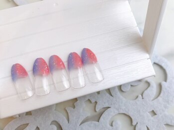 ネイルサロン&スクール ジーナ(GINA)/8月シンプルナチュラルカラー