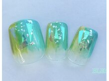 ブレンド 広尾店(BLEND)/クリアカラーで夏先取りネイル