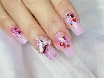 クリーク(CREEK)/ハート埋め込みスカルプ