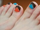 エスニックフットネイル