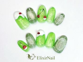 エリクサーネイル 新宿3丁目(Elixir Nail)/定額c やり放題/クーポン使用