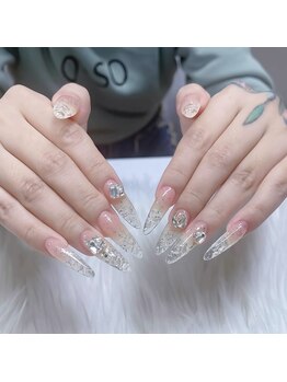 アキコネイルサロン(Akikoネイルサロン)/ロング長さだし＋アート付け放題