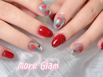 モアグラム 大宮東口店(More Glam)/バレンタインネイル