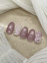 リノア(LINOA)/春のフラワーネイル