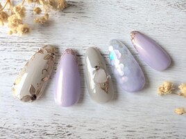 お洒落なアンティークラベンダー